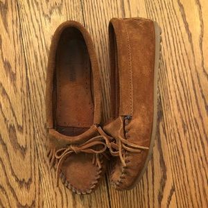 Minnetonka Moccasins in Brown